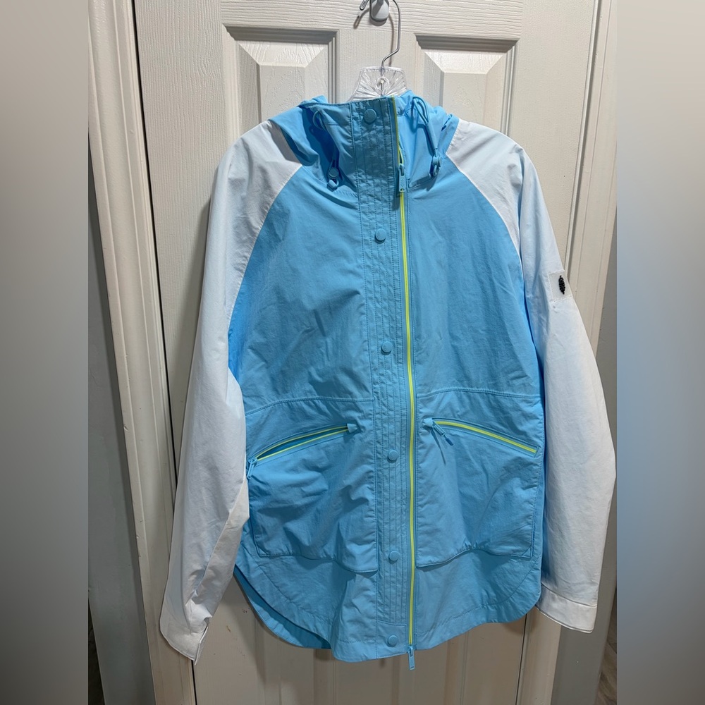 FP Movement Light Blue Waterproof Hooded Jacket